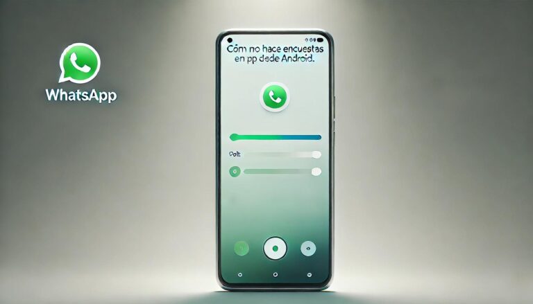 Cómo Hacer Encuestas en WhatsApp desde Android